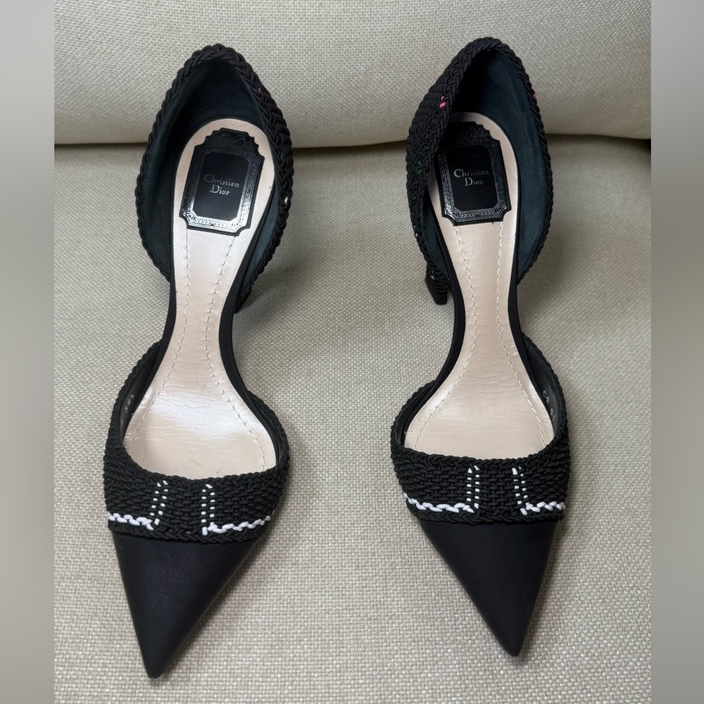 Christian Dior Moderknit Dorsay Heel EU SIZE 38.5 - Picture 2 of 9